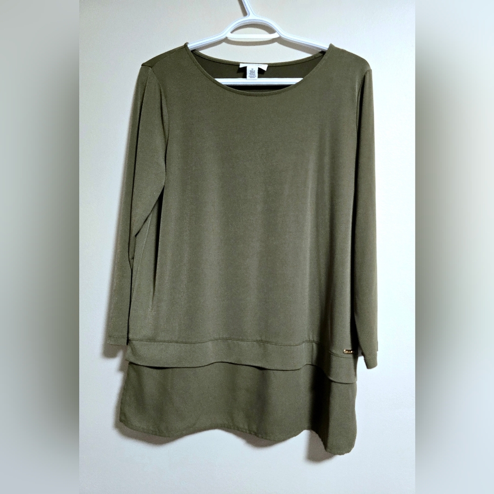 Calvin Klein Sage Long Sleeve Top